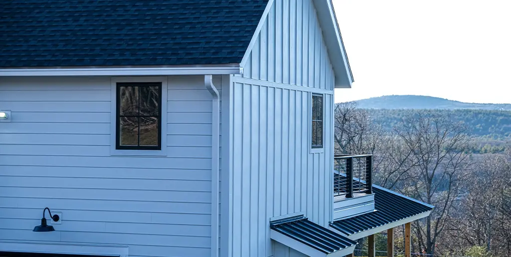 Fiber Cement siding on a new home