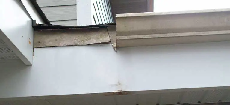 Gutters in need of repair
