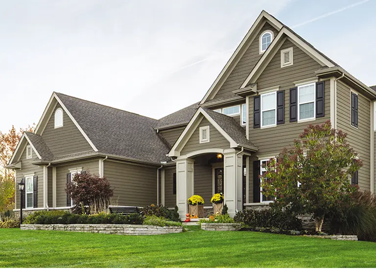 new home with LP smart siding