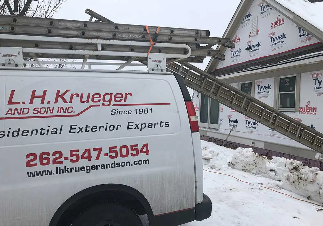 Oconomowoc Winter New Construction Siding