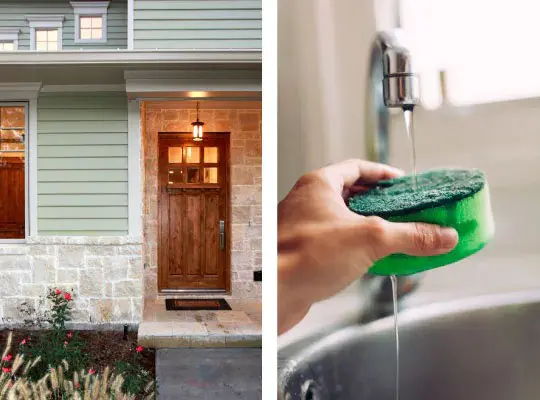 James Hardie Fiber cement siding panel with a wood grain texture and a natural brown color