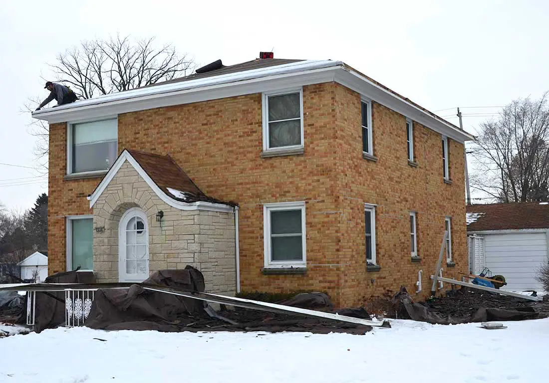South Milwaukee Winter Re-roof Project