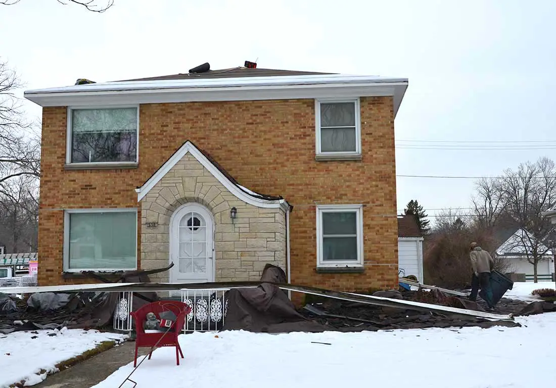 South Milwaukee Winter Re-roof Project