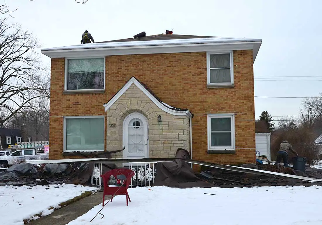 South Milwaukee Winter Re-roof Project