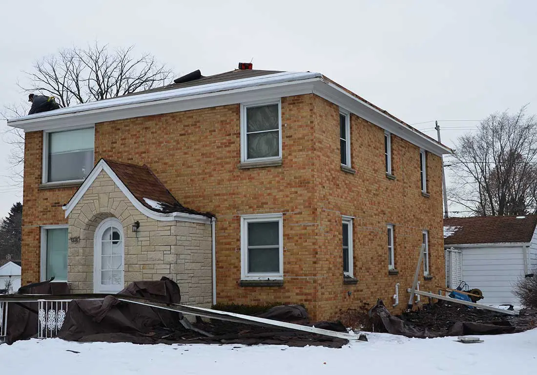 South Milwaukee Winter Re-roof Project