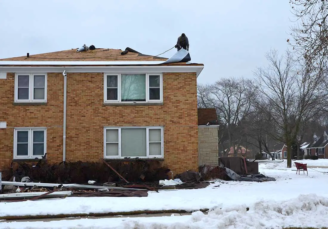 South Milwaukee Winter Re-roof Project