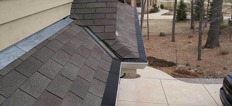 Gutter Guards installed on a home