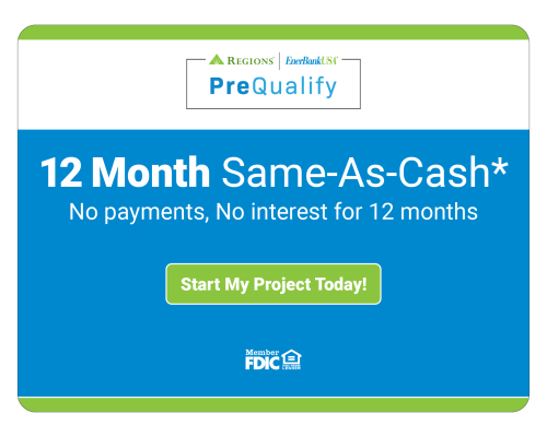 12 month same as cash financing