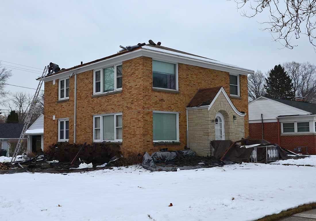 South Milwaukee Winter Re-roof Project